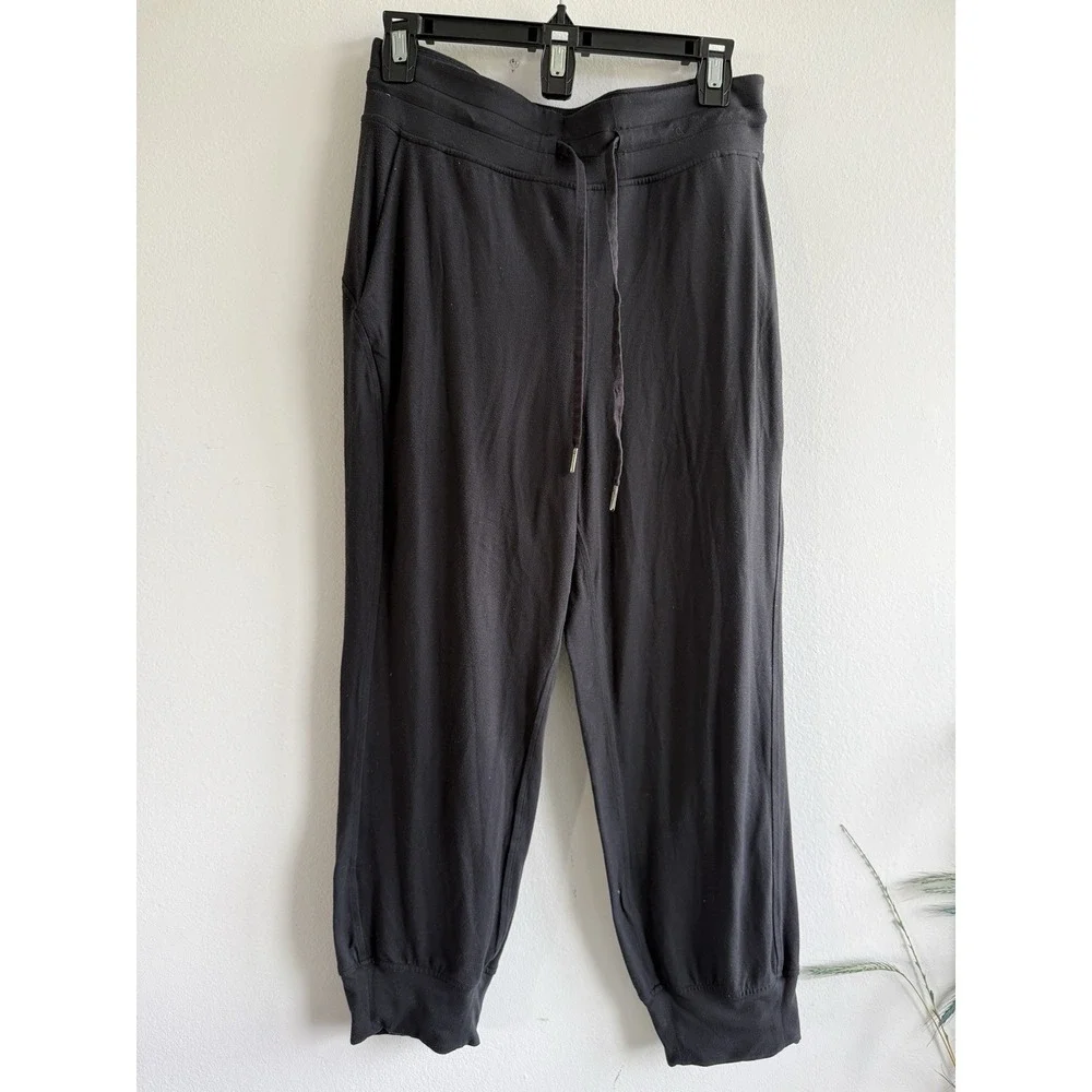 Lululemon Womens Ready‎ To Rulu High Rise Jogger Pants Black size 8